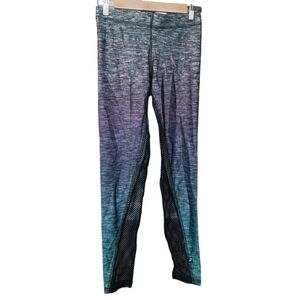Terez Purple Ombre Mesh Panel Leggings NWT Size Small